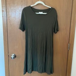 Lou & Grey Green T-Shirt Dress